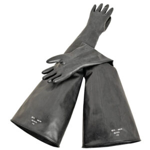 Guardian Butyl Dry Box Gloves- Long 32″ Size 8"