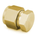 Brass Cap for 1/4 in. OD Tubing - B-400-C - Brass - 1/4 in. - Swagelok® Tube Fitting - - - -