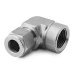 Stainless Steel Swagelok Tube Fitting, Female Elbow, 1/2 in. Tube OD x 1/2 in. Female ISO Tapered Thread - SS-810-8-8RT - 316 Stainless Steel - 1/2 in. - Swagelok® Tube Fitting - 1/2 in. - Female ISO Tapered Thread
